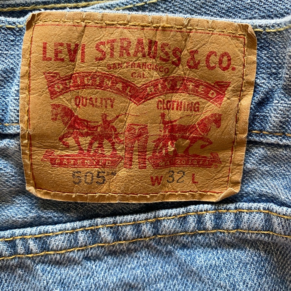 505 levi Jean shorts